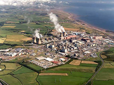 Sellafield nuclear site arial view
